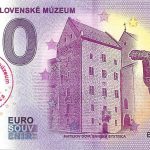 0 euro Stredoslovenské múzeum 2020-1 zeroeuro bankovka slovensko peciatka