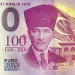 0 euro banknote ANKARA – 27 ARALIK 1919 2019-1 zero euro souvenir turkey
