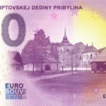 0 euro banknote Múzeum Liptovskej dediny Pribylina 2021-1 bankovka slovensko