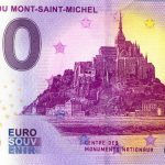 0 euro banknotes Abbaye du Mont-Saint-Michel 2020-3 zero euro souvenir