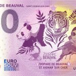 0 euro banknotes Zooparc de Beauval 2021-1 zero euro souvenir france