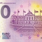 0 euro bankovka slovensko zero euro souvenir Bratislava 2019-3 grasalkovicov palac