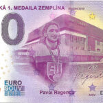 0 euro historicka 1. medaila zemplina pavol regenda bankovka slovensko