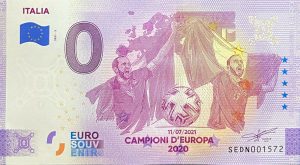 0 euro italia 2021-3 zerosouvenir banknote italy