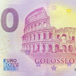 0 euro schein Roma 2021-1 souvenir banknote italy colosseo