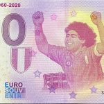 0 euro souvenir 0 euro #DIEGO 1960-2020 2021-1 italy banknote