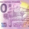 0 euro souvenir 70. Folklórny festival Východná 2025-1 anniversary 10th bankovka slovensko