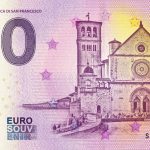 0 euro souvenir ASSISI 2019-1 zero euro banknotes italy
