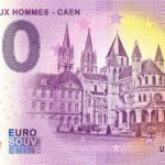 0 euro souvenir Abbaye aux Hommes – Caen 2022-1 banknotes france