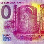 0 euro souvenir Atelier des Lumiéres, Paris 2020-3 zeroeuro banknote