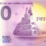 0 euro souvenir Bankbiljet Uit Het Huwelijksjaar 2020-1 zeroeuro banknote
