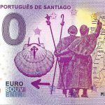 0 euro souvenir Caminho Portugués de Santiago 2019-1 zero euro banknote
