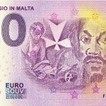 0 euro souvenir Caravaggio in Malta 2019-1 PRAHA