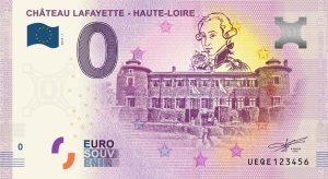 0 euro souvenir Chateau Lafayette – Haute-Loire 2019-1