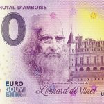 0 euro souvenir Chateau Royal D´Amboise 2019-2 billet banknote france leonard de vinci