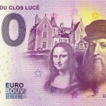 0 euro souvenir Chateau du Clos Lucé 2020-6 zeroeuro banknotes