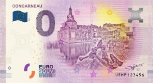 0-euro-souvenir-Concarneau-2018-1-billet-schein