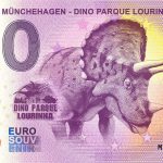0 euro souvenir Dinopark Munchenhagen 2020-2 - Dino Parque Lourinha anniversary banknote portugal