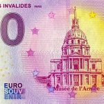 0 euro souvenir Dome des Invalides 2020-6 zero euro banknote