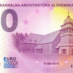 0 euro souvenir Drevená sakrálna architektúra Slovenska 2021-2 zeroeuro bankovka slovensko