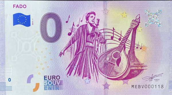 0 euro souvenir Fado 2019-1 portugal