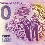 0 euro souvenir Festival Cornouaille 2019 2019-1 france banknote