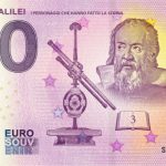 0 euro souvenir Galileo Galilei 2020-1 Anniversary banknotes