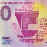 0 euro souvenir Gedenkstätte Checkpoint Charlie 2020-2 0 euro banknote