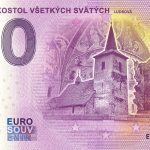 0 euro souvenir Gotický kostol všetkých svätých 2021-4 zeroeuro bankovka slovensko