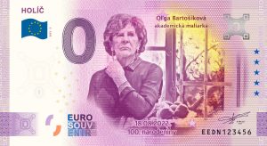 0 euro souvenir Holíč 2022-2 eurosouvenir bankovka slovensko