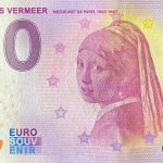 0 euro souvenir Johannes Vermeer 2021-1 zeroeuro souvenir banknotes netherland