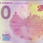 0 euro souvenir Johannes Vermeer 2021-2 zeroeuro souvenir banknotes netherland