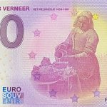 0 euro souvenir Johannes Vermeer 2021-3 zeroeuro souvenir banknotes