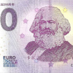 0 euro souvenir Karl Marx 2018-4 banknotes china