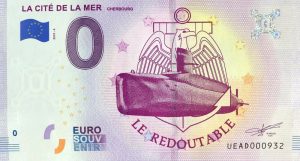 0 euro souvenir La Cité de la Mer 2019-3 cherbourg