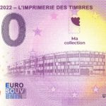0 euro souvenir La Poste 2022 – L´Imprimerie des Timbres 2022-2 banknotes france
