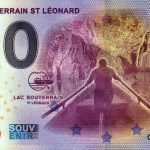 0 euro souvenir Lac Souterrain St Léonard 2021-1 zeroeuro banknote swizzerland
