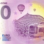 0 euro souvenir Le Puy-de-Dôme 2021-6 zero euro banknotes france