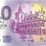 0 euro souvenir Levoča 2019-1 slovensko bankovka s peciatkou 1