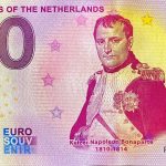 0 euro souvenir Monarch of the Netherlands 2020-2 Anniversary zero euro