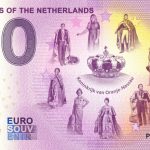 0 euro souvenir Monarchs of the Netherlands 2020-12 ND zeroeuro banknote