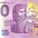 0 euro souvenir Móric Beňovský 2021-4 zeroeuro bankovka slovensko