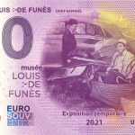 0 euro souvenir Musée Louis De Funes 2021-3 france banknote billet