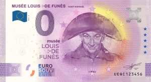 0 euro souvenir Musée Louis De Funes 2021-4 france banknote billet