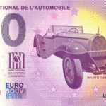 0 euro souvenir Musée National de L'Automobile 2022-3 banknotes france