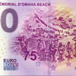 0 euro souvenir Musée Mémorial D'Omaha Beach 2019-2