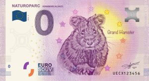 0 euro souvenir Naturoparc 2019-3 hunawihr alsace