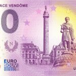 0 euro souvenir Paris – Place Vendôme 2021-1 billet france