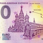 0 euro souvenir Russia - Trans-Siberian Express 2019-1 MOCKBA – MOSCOW PRAHA