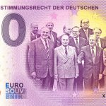 0 euro souvenir Selbstbestimmungsrecht der Deutschen 2021-40 zeroeuro schein germany banknote